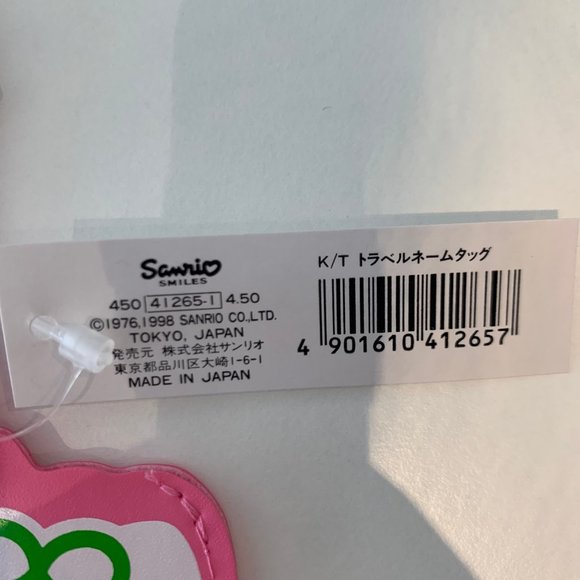 Hello Kitty Luggage Tag Vintage 1998 Made in Japan - Picture 2 of 6